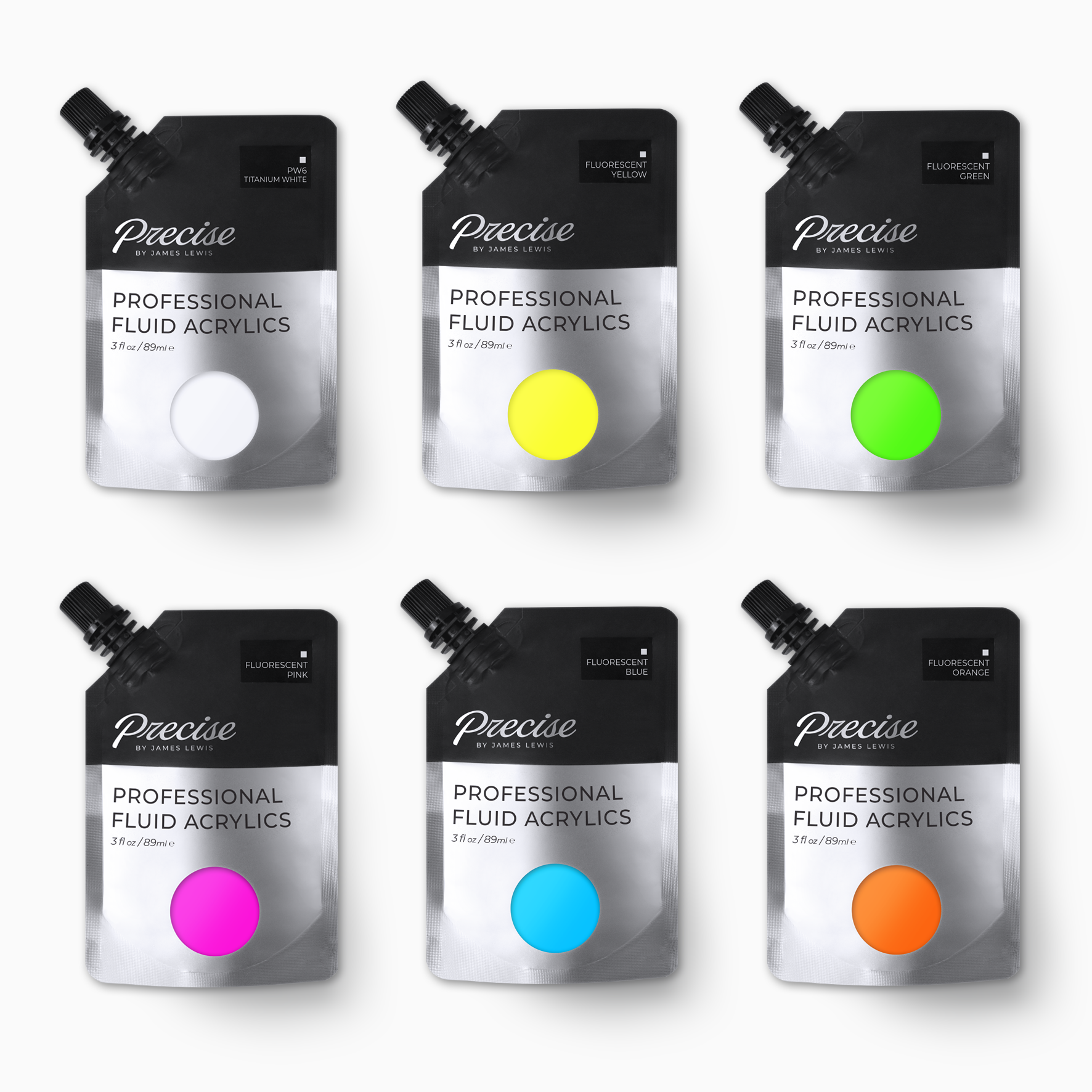 Fluorescent, Fluid Acrylic Paint