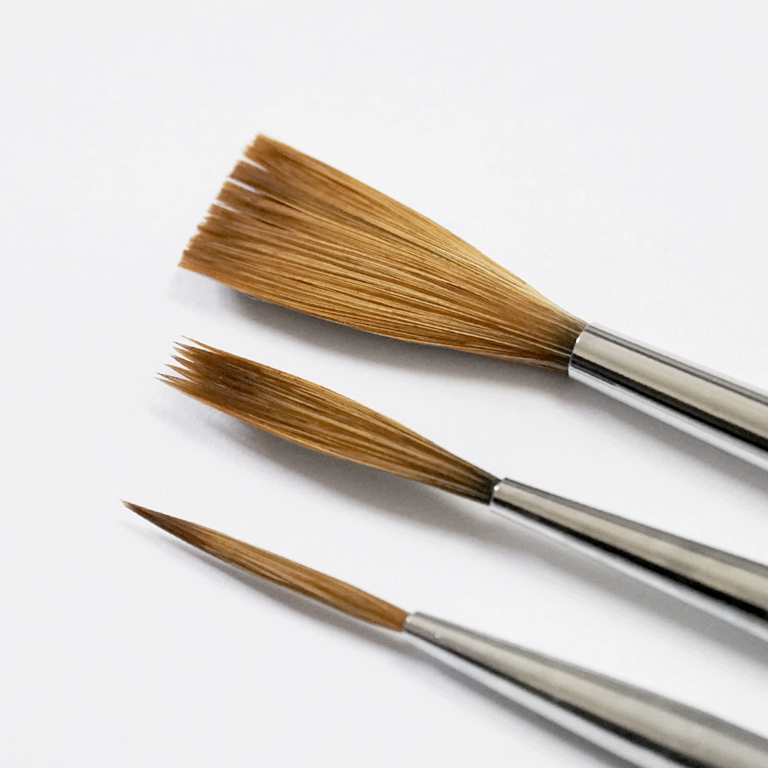 Precision Defined Professional Paint Brush Set 6 Piece Heavy-Duty